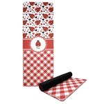 Ladybugs & Gingham Yoga Mat (Personalized)