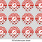 Ladybugs & Chevron 1" Multipurpose Round Labels - Sheet