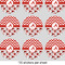 Ladybugs & Chevron 2" Multipurpose Round Labels - Sheet