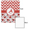 Ladybugs & Chevron 20x24 - Matte Poster - Front & Back