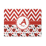 Ladybugs & Chevron 5' x 7' Patio Rug (Personalized)