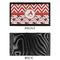 Ladybugs & Chevron Bar Mat - Small - APPROVAL