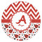 Ladybugs & Chevron Drink Topper - XSmall - Single