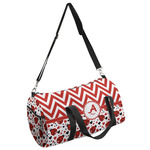 Ladybugs & Chevron Duffel Bag - Large (Personalized)