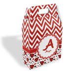 Ladybugs & Chevron Gable Favor Box (Personalized)