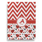 Ladybugs & Chevron House Flags - Double Sided - FRONT