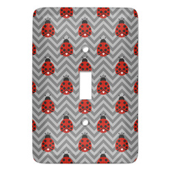 Ladybugs & Chevron Light Switch Cover (Single Toggle)