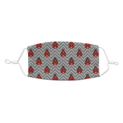 Ladybugs & Chevron Kid's Cloth Face Mask - Standard