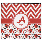 Ladybugs & Chevron XL Gaming Mouse Pad - 18" x 16" (Personalized)