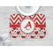 Ladybugs & Chevron Memory Foam Bath Mat - LIFESTYLE 34x21