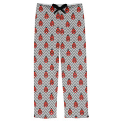 Ladybugs & Chevron Mens Pajama Pants