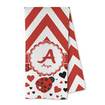 Ladybugs & Chevron Kitchen Towel - Microfiber (Personalized)