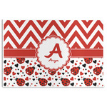 Ladybugs & Chevron Disposable Paper Placemats (Personalized)