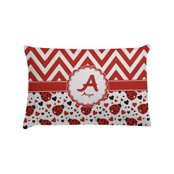 Ladybugs & Chevron Pillow Case - Standard (Personalized)