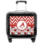 Ladybugs & Chevron Pilot / Flight Suitcase (Personalized)