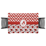 Ladybugs & Chevron Tablecloth - 58"x58" (Personalized)