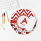 Ladybugs & Chevron Round Mousepad - LIFESTYLE 2