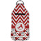 Ladybugs & Chevron Sanitizer Holder Keychain - Large (Front)