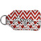 Ladybugs & Chevron Sanitizer Holder Keychain - Small (Back)