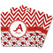 Ladybugs & Chevron Square Fridge Magnet - MAIN