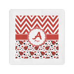 Ladybugs & Chevron Cocktail Napkins (Personalized)