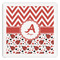 Ladybugs & Chevron Paper Dinner Napkins (Personalized)