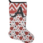 Ladybugs & Chevron Holiday Stocking - Neoprene (Personalized)