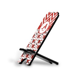 Ladybugs & Chevron Stylized Cell Phone Stand - Large (Personalized)