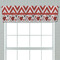 Ladybugs & Chevron Valance - Closeup on window