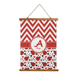 Ladybugs & Chevron Wall Hanging Tapestry (Personalized)