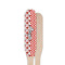 Ladybugs & Chevron Wooden Food Pick - Paddle - Single Sided - Front & Back