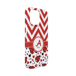 Ladybugs & Chevron iPhone Case - Plastic - iPhone 13 Mini (Personalized)