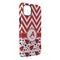 Ladybugs & Chevron iPhone 14 Plus Tough Case - Angle