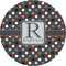 Gray Dots 2" Multipurpose Round Labels - Single Sticker