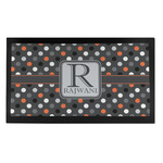 Gray Dots Bar Mat - Small (Personalized)