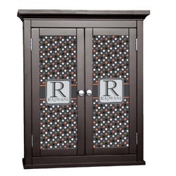 Gray Dots Cabinet Decal - Medium (Personalized)