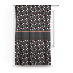Gray Dots Curtain - 50"x84" Panel