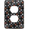 Grey Dots Electric Outlet Plate