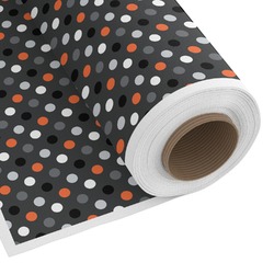 Gray Dots Fabric by the Yard - PIMA Combed Cotton
