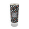 Gray Dots Glass Shot Glass - 2oz - FRONT