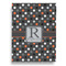 Gray Dots House Flags - Double Sided - FRONT