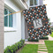 Gray Dots House Flags - Single Sided - LIFESTYLE