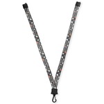 Gray Dots Lanyard (Personalized)