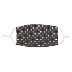 Gray Dots Kid's Cloth Face Mask - Standard