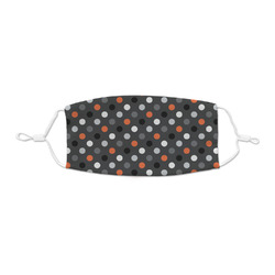 Gray Dots Kid's Cloth Face Mask - XSmall