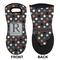 Gray Dots Neoprene Oven Mitt (Front & Back)