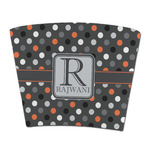 Gray Dots Party Cup Sleeve - without bottom (Personalized)