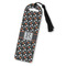 Gray Dots Plastic Bookmarks - Front