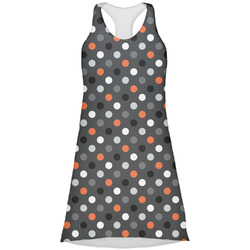 Gray Dots Racerback Dress - X Small