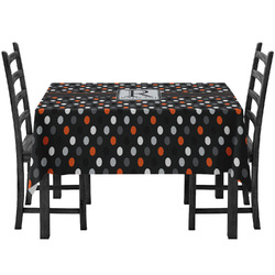 Gray Dots Tablecloth (Personalized)